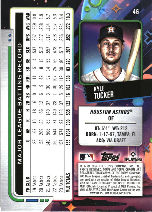 2024 Topps Chrome Cosmic #46 Kyle Tucker