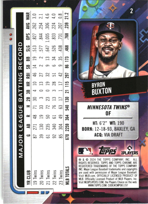 2024 Topps Chrome Cosmic #2 Byron Buxton