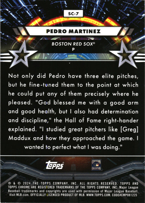 2024 Topps Chrome Cosmic #SC-7 Pedro Martinez Star Command