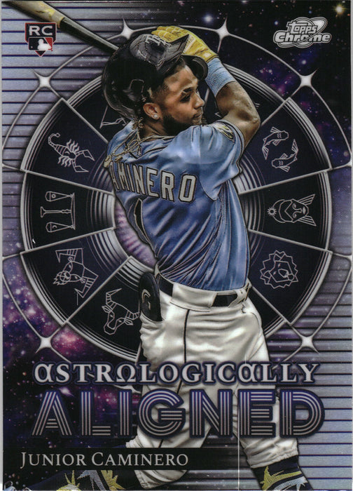 2024 Topps Chrome Cosmic #AA-16 Junior Caminero Astrologically Aligned