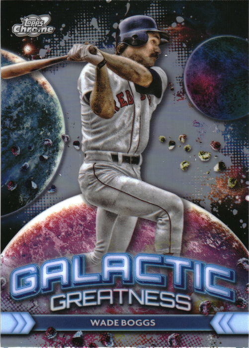 2024 Topps Chrome Cosmic #GG-15 Wade Boggs Galactic Greatness