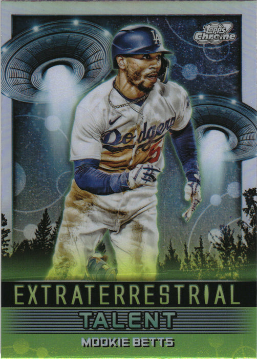 2024 Topps Chrome Cosmic #ET-12 Mookie Betts Extraterrestrial Talent