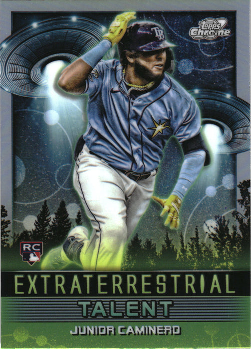 2024 Topps Chrome Cosmic #ET-1 Junior Caminero Extraterrestrial Talent