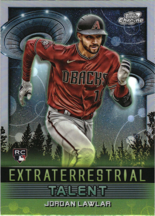 2024 Topps Chrome Cosmic #ET-18 Jordan Lawlar Extraterrestrial Talent