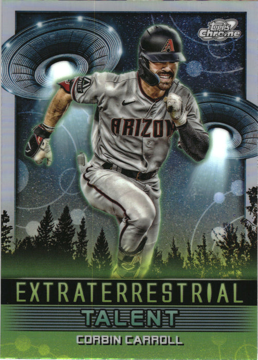 2024 Topps Chrome Cosmic #ET-4 Corbin Carroll Extraterrestrial Talent