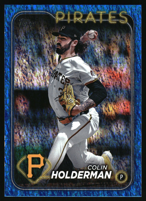 2024 Topps Update #US172 Colin Holderman Blue Holofoil #/999