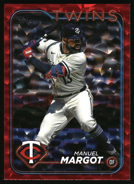 2024 Topps Update #US81 Manuel Margot Red Crackle Foilboard #/199