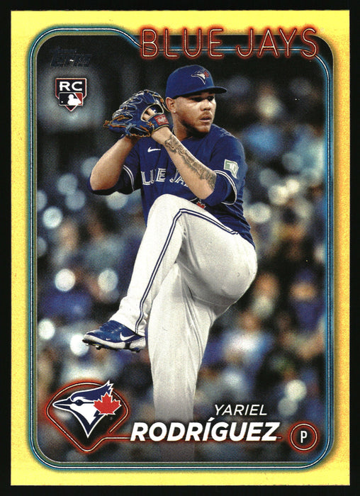 2024 Topps Update #US317 Yariel Rodríguez Gold Rainbow Foil