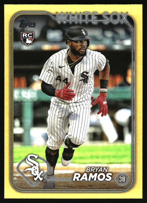 2024 Topps Update #US51 Bryan Ramos Gold Rainbow Foil