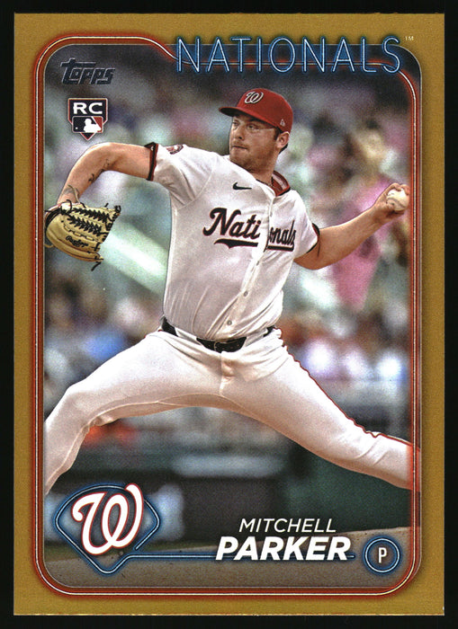 2024 Topps Update #US5 Mitchell Parker Gold Rainbow Foil