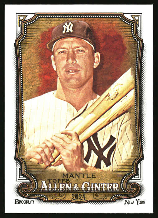 2024 Topps Allen & Ginter #142 Mickey Mantle