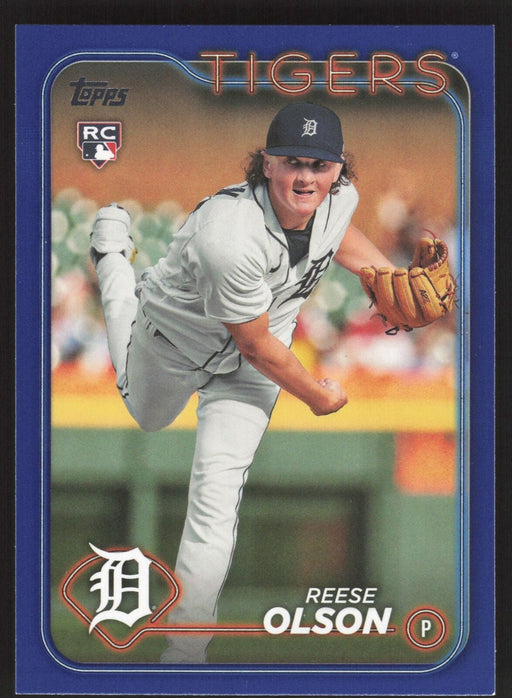 2024 Topps #308 Reese Olson Royal Blue