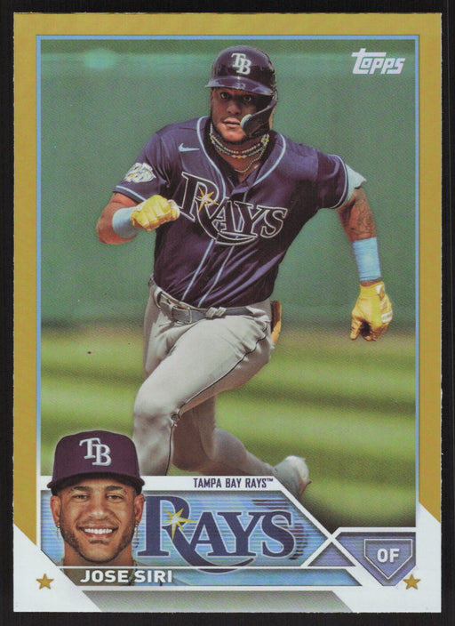 2023 Topps Update #US78 Jose Siri Gold Foil