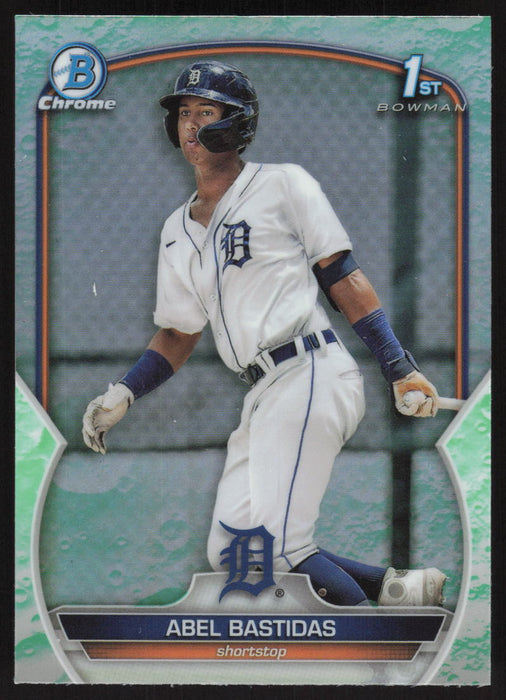 2023 Bowman #BCP-113 Abel Bastidas Chrome Prospects Lunar Glow Refractor