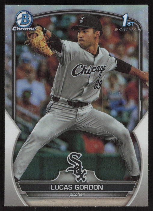 2023 Bowman Draft #BDC-126 Lucas Gordon Chrome Refractor