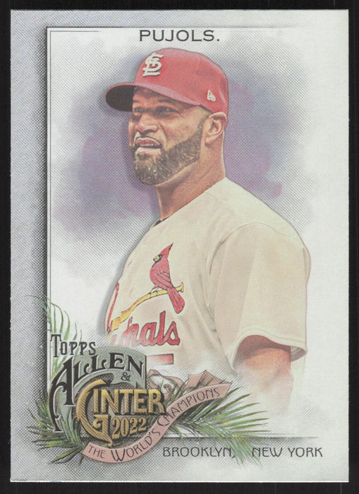 2022 Topps Allen & Ginter #53 Albert Pujols Silver Portrait