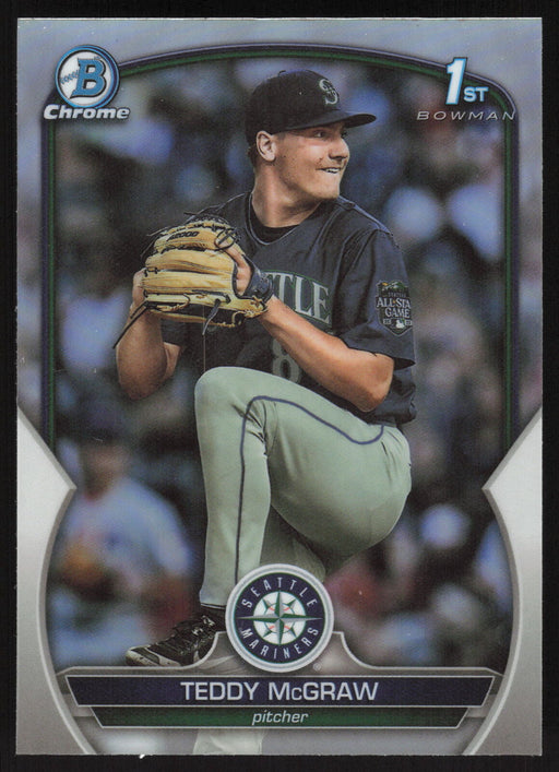 2023 Bowman Draft #BDC-73 Teddy McGraw Chrome Refractor