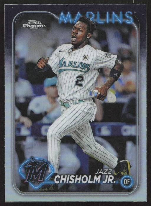 2024 Topps Chrome #70 Jazz Chisholm Jr. Refractor