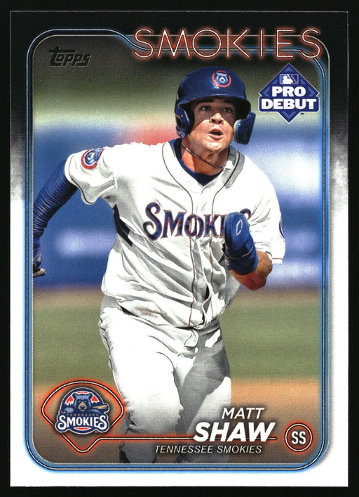 2024 Topps Pro Debut #PD-133 Matt Shaw