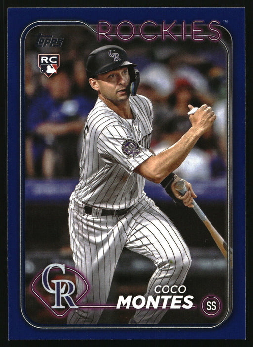 2024 Topps #92 Coco Montes Royal Blue