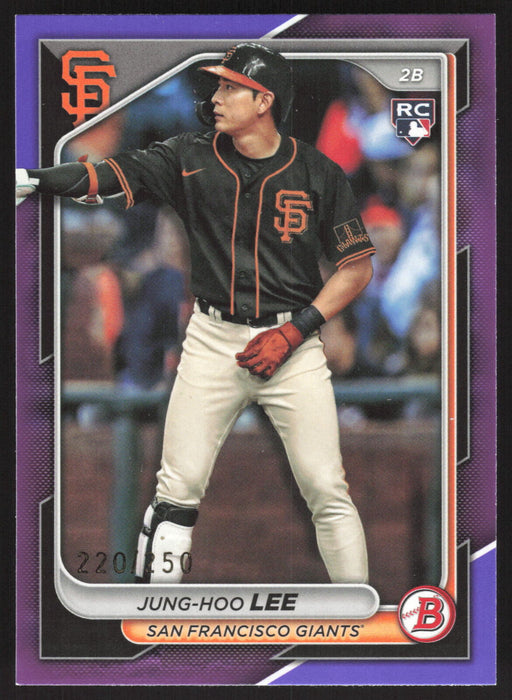 2024 Bowman #69 Jung-hoo Lee Purple #/250