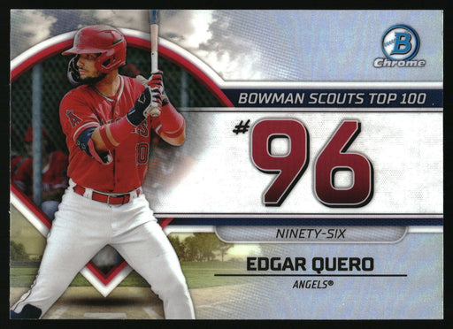 2023 Bowman #BTP-96 Edgar Quero Bowman Scouts Top 100