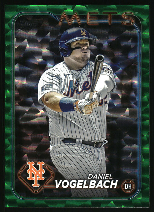 2024 Topps #345 Daniel Vogelbach Green Crackle Foil #/499