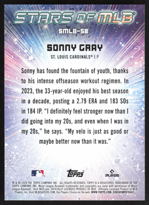 2024 Topps #SMLB-58 Sonny Gray Stars of MLB