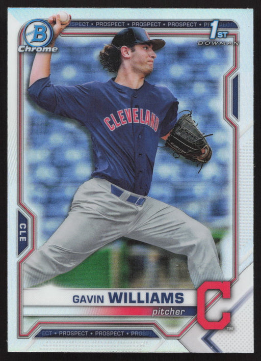 2021 Bowman Draft #BDC-93 Gavin Williams Chrome Refractor