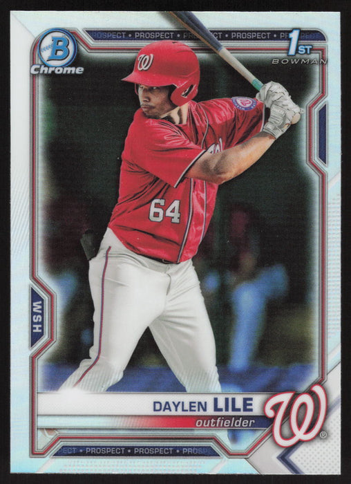 2021 Bowman Draft #BDC-18 Daylen Lile Chrome Refractor