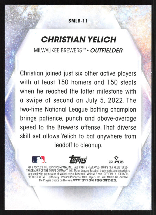 2023 Topps #SMLB-11 Christian Yelich Stars of MLB