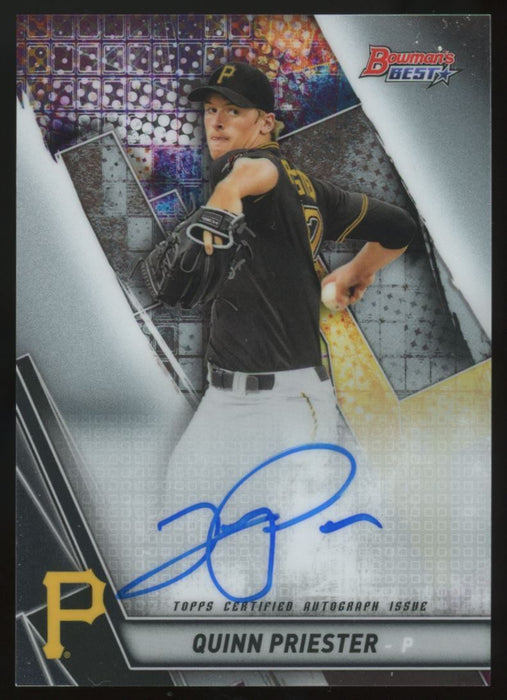 2019 Bowman's Best #B19-QP Quinn Priester Best of 2019 Autographs