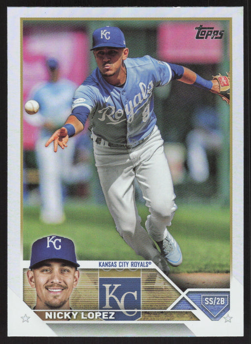 2023 Topps Update #US151 Nicky Lopez Rainbow Foil