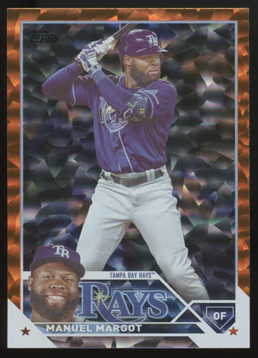 2023 Topps #204 Manuel Margot Orange Foil #/299