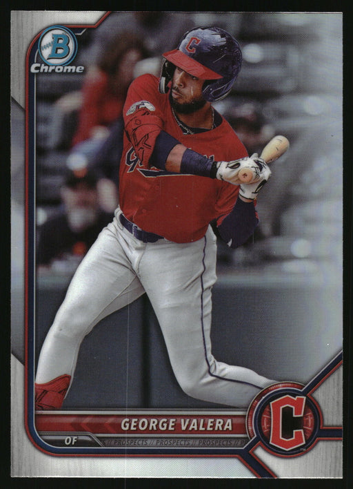 2022 Bowman Draft #BDC-53 George Valera Chrome Refractor