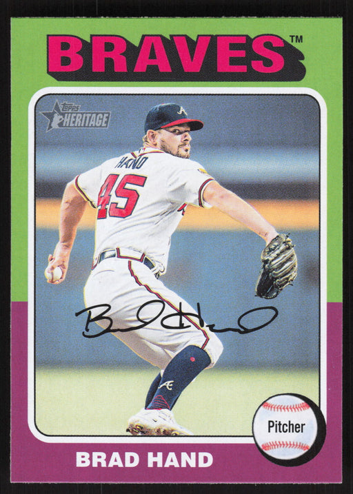 2024 Topps Heritage #361 Brad Hand Base