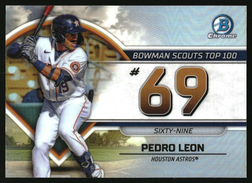 2023 Bowman #BTP-69 Pedro Leon Bowman Scouts Top 100