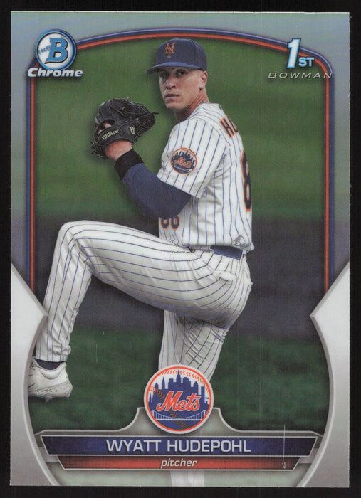 2023 Bowman Draft #BDC-147 Wyatt Hudepohl Chrome Refractor