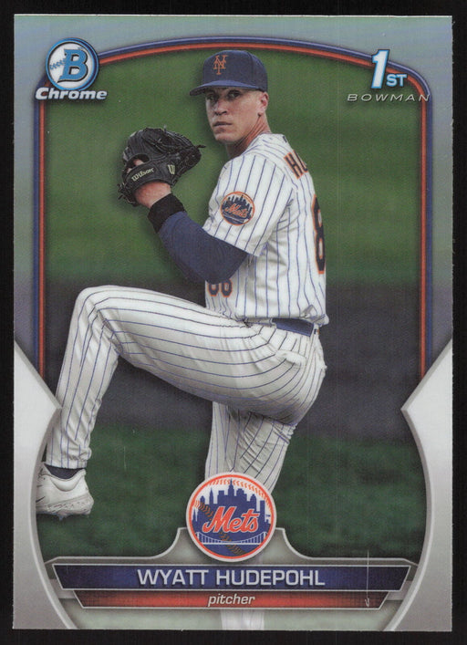 2023 Bowman Draft #BDC-147 Wyatt Hudepohl Chrome Refractor