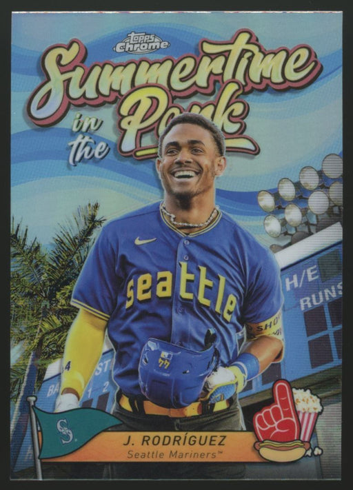 2024 Topps Chrome #SITP-7 Julio Rodríguez Summertime in the Park