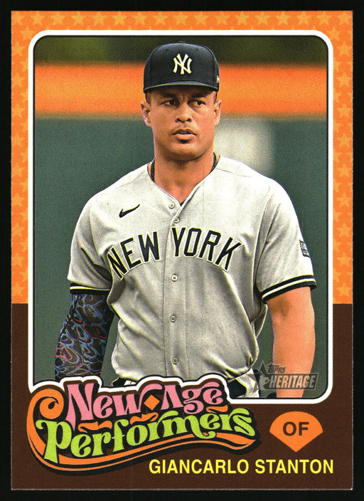 2024 Topps Heritage #NAP-16 Giancarlo Stanton New Age Performers