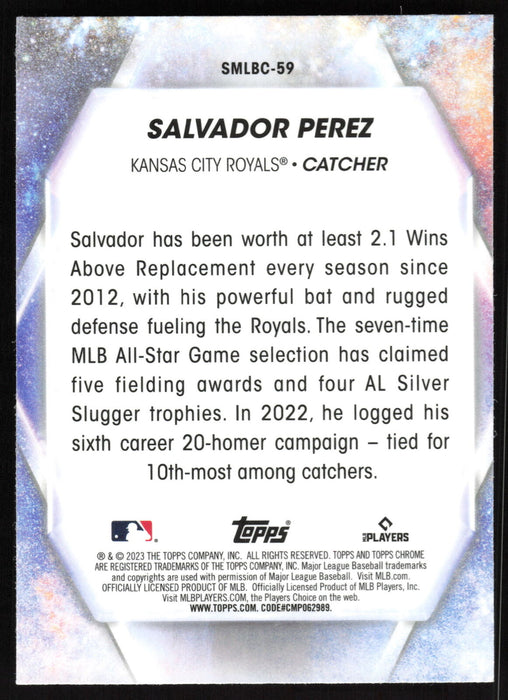 2023 Topps #SMLBC-59 Salvador Perez Stars of MLB Chrome