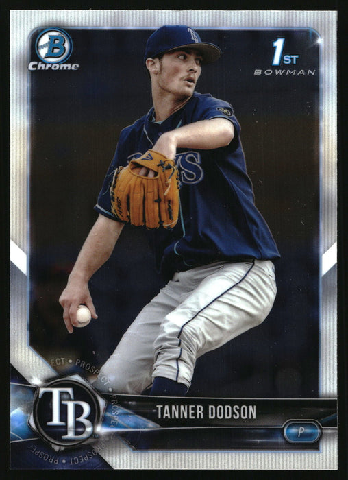 2018 Bowman Draft #BDC-78 Tanner Dodson Chrome Refractors