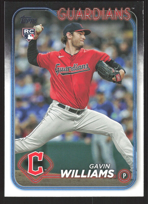 2024 Topps #242 Gavin Williams - 5 Card Player Lot - Rookie Card