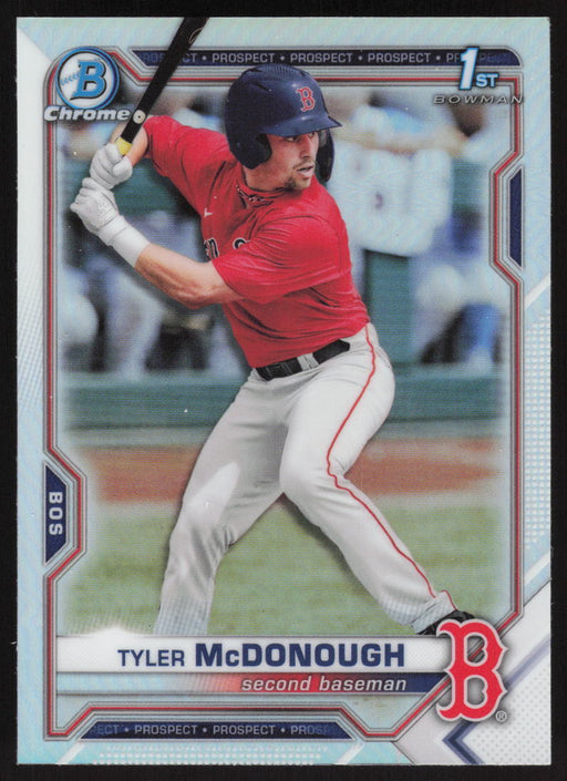 2021 Bowman Draft #BDC-3 Tyler McDonough Chrome Refractor