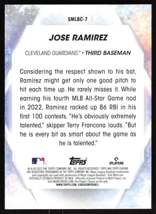 2023 Topps #SMLBC-7 José Ramírez Stars of MLB Chrome