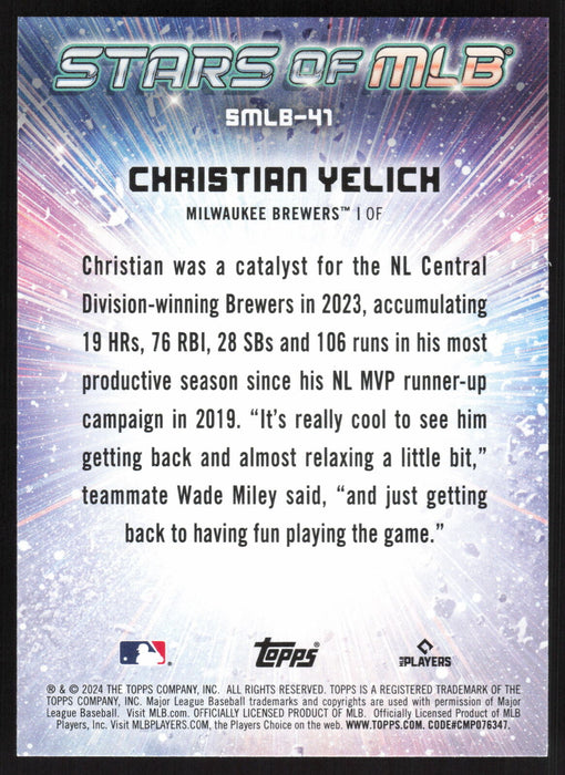 2024 Topps #SMLB-41 Christian Yelich Stars of MLB