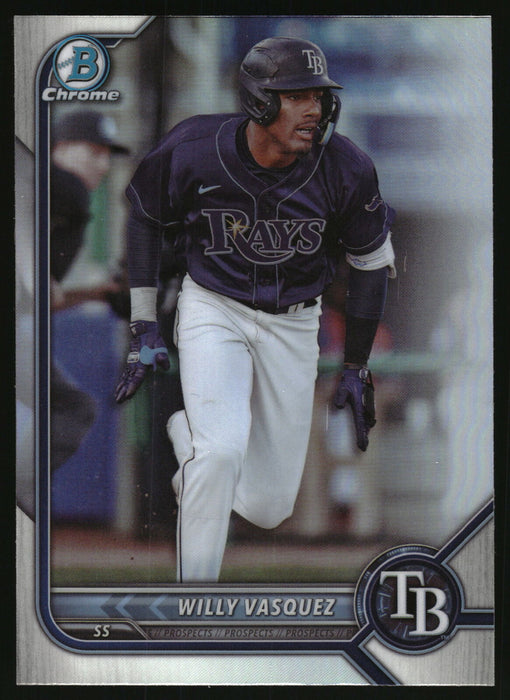 2022 Bowman Draft #BDC-40 Willy Vasquez Chrome Refractor