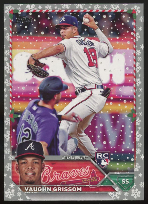 2023 Topps Holiday #H107 Vaughn Grissom Metallic