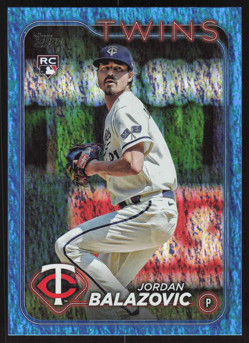 2024 Topps #263 Jordan Balazovic Blue Holofoil #/999